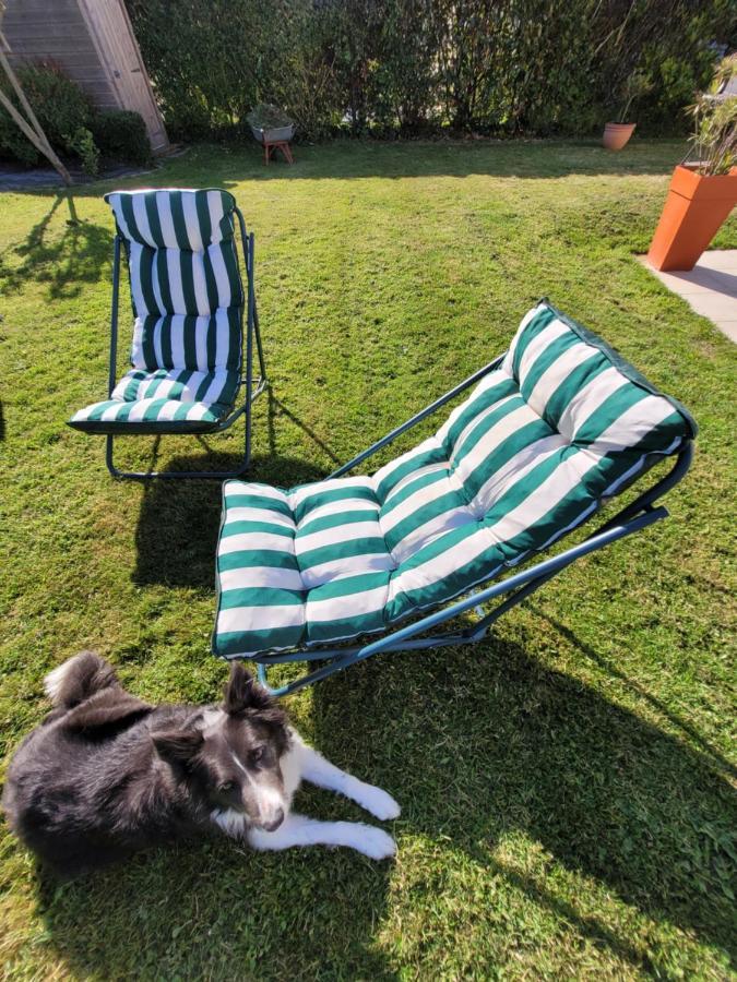 Sweet Omaha Belle Maison Recente Lumineuse Et Cosy Bien Equipee Jardin Clos 15 Mn A Pied Plage Omaha Beach Et Proche De Bayeux & Port En Bessin Saint-Laurent-sur-Mer Extérieur photo