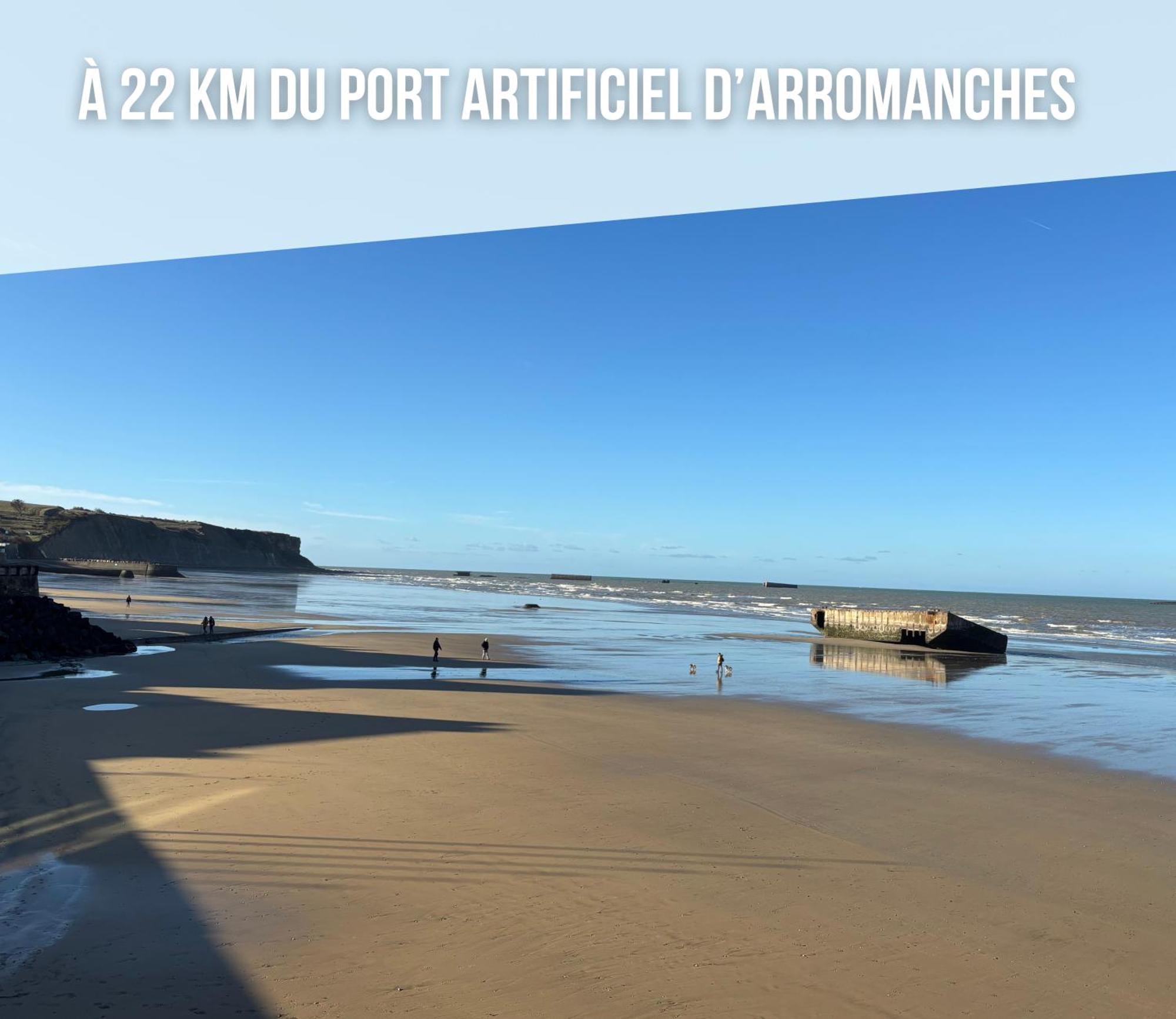 Sweet Omaha Belle Maison Recente Lumineuse Et Cosy Bien Equipee Jardin Clos 15 Mn A Pied Plage Omaha Beach Et Proche De Bayeux & Port En Bessin Saint-Laurent-sur-Mer Extérieur photo