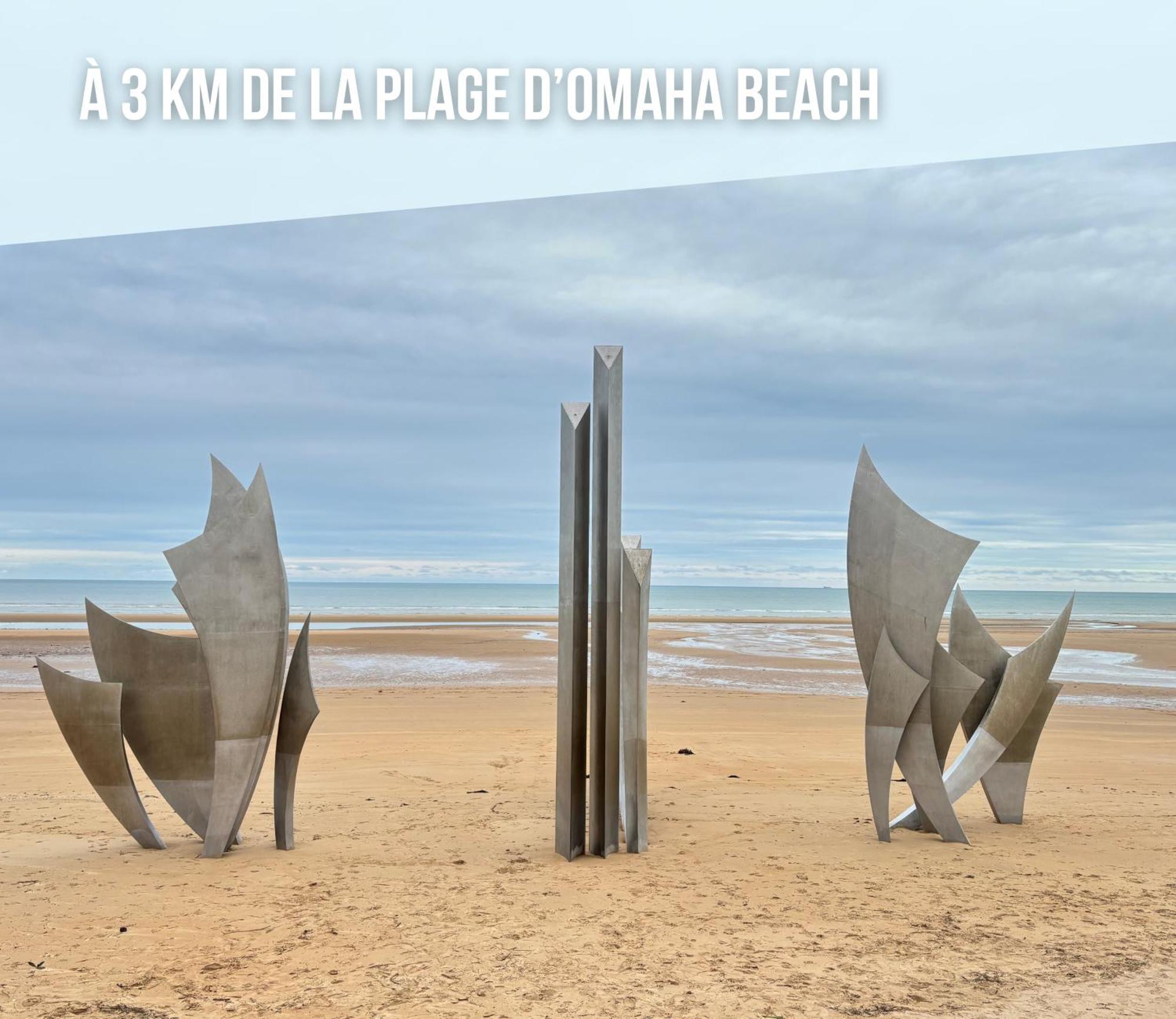 Sweet Omaha Belle Maison Recente Lumineuse Et Cosy Bien Equipee Jardin Clos 15 Mn A Pied Plage Omaha Beach Et Proche De Bayeux & Port En Bessin Saint-Laurent-sur-Mer Extérieur photo